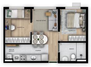 Apartamento, 2 Quartos em Qi 416 Samambaia Norte, Samambaia Norte, Samambaia, DF valor de R$ 335.000,00 no Lugar Certo