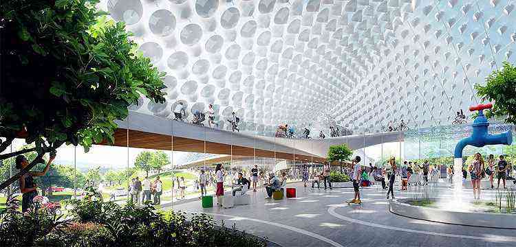 Google/BIG/Heatherwick Studio/Divulgao