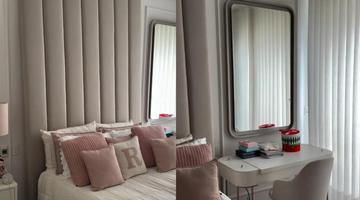 Quarto de Rafaella Justus: decorao minimalista e aconchegante