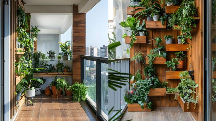 Um toque de verde que transforma qualquer varanda em puro aconchego - Divulgao Freepik