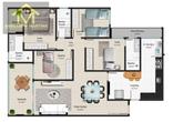 Apartamento, 4 Quartos