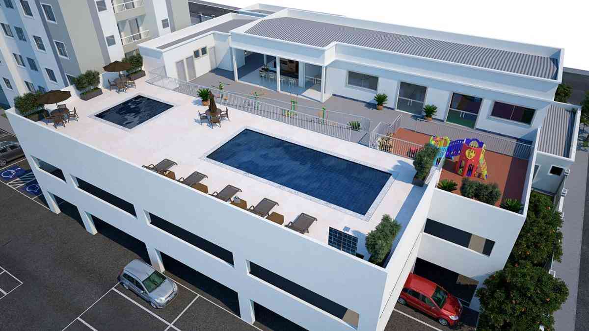Apartamento com 2 quartos à venda no bairro Samambaia Sul, 44m²