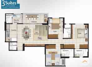 Apartamento, 3 Quartos, 2 Vagas, 3 Suites em T 33, Setor Bueno, Goiânia, GO valor de R$ 830.000,00 no Lugar Certo