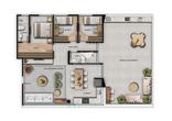 Cobertura, 3 Quartos, 2 Vagas, 1 Suite