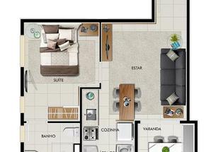 Apartamento, 1 Quarto, 1 Vaga, 1 Suite em Barro Preto, Belo Horizonte, MG valor de R$ 510.000,00 no Lugar Certo