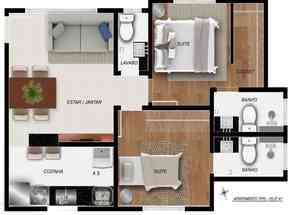 Apartamento, 2 Quartos, 2 Vagas, 2 Suites em Santa Efigênia, Belo Horizonte, MG valor de R$ 527.980,00 no Lugar Certo