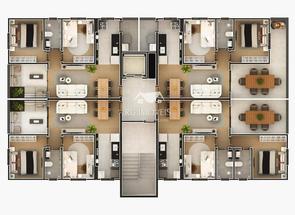 Apartamento, 2 Quartos, 1 Vaga em Brasil Industrial, Belo Horizonte, MG valor de R$ 316.564,00 no Lugar Certo