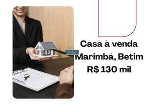Casa, 3 Quartos, 2 Vagas em Araxá, Marimbá, Betim, MG valor de R$ 130.000,00 no Lugar Certo