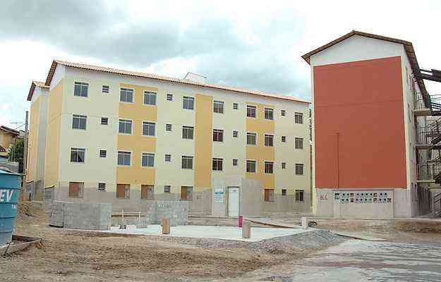 Residencial Vista Alegre, obra do programa Minha casa, Minha vida  - Jorge Gontijo/EM/D.A Press