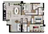 Apartamento, 2 Quartos, 1 Vaga, 1 Suite