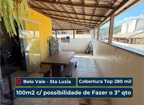 Cobertura, 2 Quartos, 1 Vaga em Belo Vale, Santa Luzia, MG valor de R$ 280.000,00 no Lugar Certo