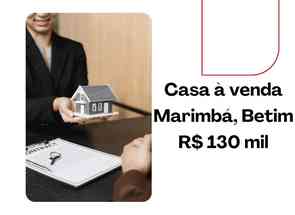 Casa, 3 Quartos, 2 Vagas em Marimbá, Betim, MG valor de R$ 130.000,00 no Lugar Certo