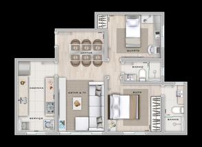 Apartamento, 2 Quartos, 1 Vaga, 1 Suite em São Lucas, Belo Horizonte, MG valor de R$ 429.493,00 no Lugar Certo