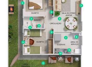 Apartamento, 2 Quartos, 1 Vaga em Praia, Contagem, MG valor de R$ 320.990,00 no Lugar Certo