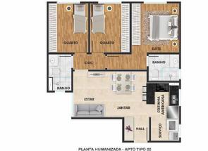 Apartamento em Rua Augusto César dos Santos, Letícia, Belo Horizonte, MG valor de R$ 350.000,00 no Lugar Certo