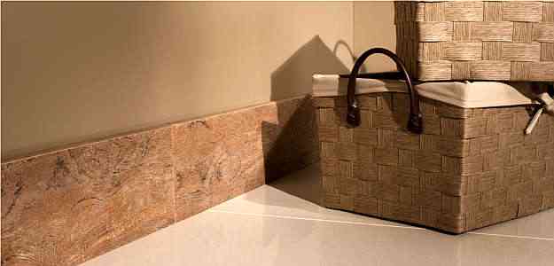 Rodaps funcionam como uma moldura do espao, valorizando piso e parede - Portobello/Divulgao