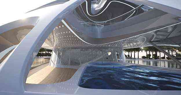 Unique Circle Yachts/Zaha Hadid Architects for Bloom Voss Shipyards