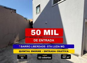 Casa, 2 Quartos, 2 Vagas em Liberdade, Santa Luzia, MG valor de R$ 370.000,00 no Lugar Certo