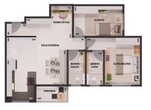 Cobertura, 2 Quartos, 1 Vaga, 1 Suite em Três Barras, Contagem, MG valor de R$ 650.000,00 no Lugar Certo