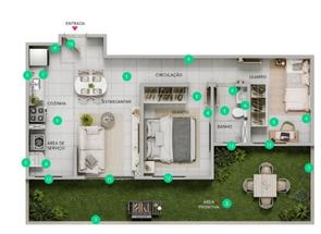 Apartamento, 2 Quartos, 1 Vaga, 1 Suite em Alípio de Melo, Belo Horizonte, MG valor de R$ 552.990,00 no Lugar Certo