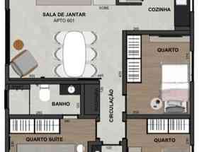 Cobertura, 3 Quartos, 2 Vagas, 2 Suites em Planalto, Belo Horizonte, MG valor de R$ 1.150.000,00 no Lugar Certo