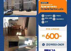 Apartamento, 2 Quartos, 1 Vaga para alugar em Pousada Del Rey (são Benedito), Santa Luzia, MG valor de R$ 600,00 no Lugar Certo