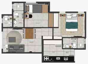 Apartamento, 2 Quartos, 2 Vagas, 2 Suites em Alto Caiçaras, Belo Horizonte, MG valor de R$ 389.900,00 no Lugar Certo