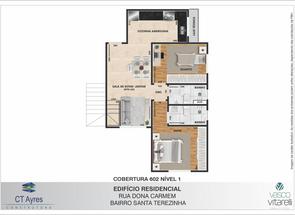 Cobertura, 2 Quartos, 3 Vagas, 1 Suite em Santa Terezinha, Belo Horizonte, MG valor de R$ 645.000,00 no Lugar Certo