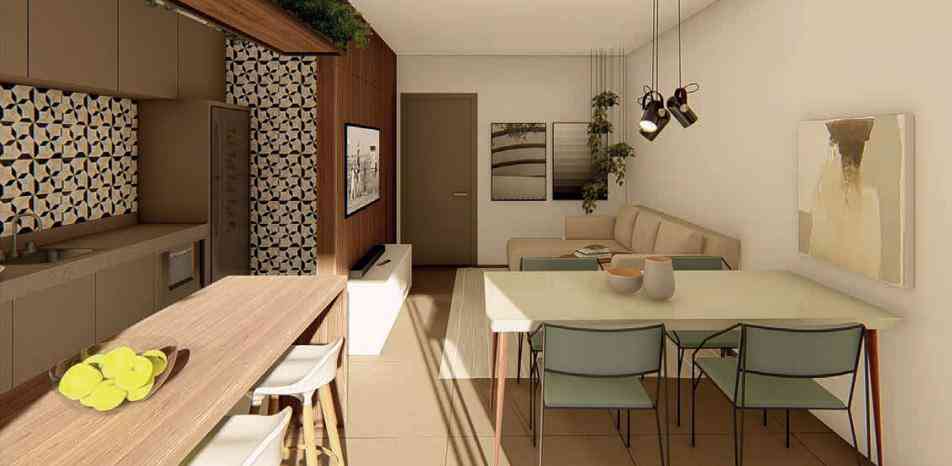 Apartamento com 2 quartos à venda no bairro Nova Suíssa, 90m²