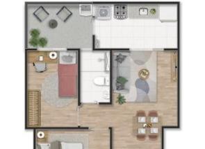 Apartamento, 2 Quartos, 1 Vaga em Serra Dourada, Vespasiano, MG valor de R$ 267.500,00 no Lugar Certo