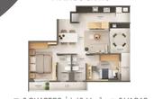 Apartamento, 2 Quartos, 2 Vagas, 2 Suites