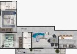 Apartamento, 2 Quartos, 1 Vaga, 1 Suite
