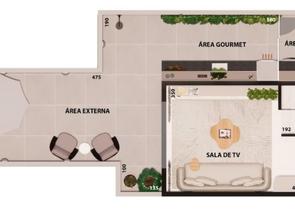 Cobertura, 2 Quartos, 1 Vaga, 1 Suite em Três Barras, Contagem, MG valor de R$ 675.000,00 no Lugar Certo