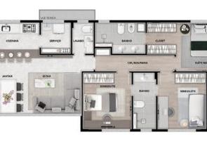 Apartamento, 3 Quartos, 2 Vagas, 1 Suite em Santo Antônio, Belo Horizonte, MG valor de R$ 1.629.394,00 no Lugar Certo