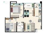 Apartamento, 2 Quartos, 1 Vaga