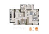 Apartamento, 3 Quartos, 2 Vagas, 3 Suites