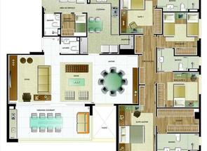Apartamento, 4 Quartos, 4 Vagas, 2 Suites em Santo Agostinho, Belo Horizonte, MG valor de R$ 3.520.725,00 no Lugar Certo