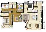 Apartamento, 4 Quartos, 4 Vagas, 2 Suites