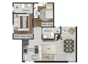 Apartamento, 2 Quartos, 1 Vaga, 1 Suite em Santa Branca, Belo Horizonte, MG valor de R$ 469.900,00 no Lugar Certo