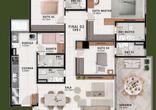 Apartamento, 3 Quartos, 2 Vagas, 3 Suites