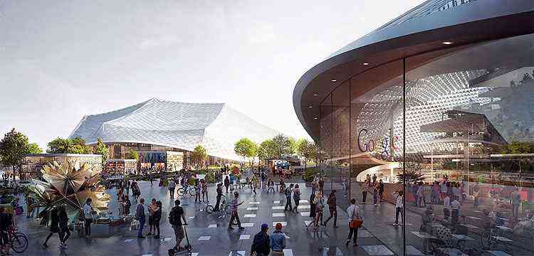 Google/BIG/Heatherwick Studio/Divulgao