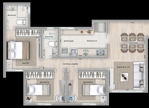 Apartamento, 3 Quartos, 3 Vagas, 1 Suite em São Lucas, Belo Horizonte, MG valor de R$ 616.304,00 no Lugar Certo
