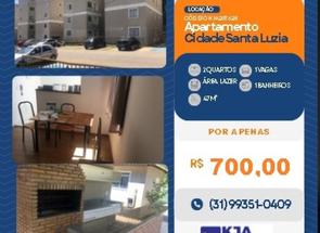 Apartamento, 2 Quartos, 1 Vaga para alugar em Pousada Del Rey (são Benedito), Santa Luzia, MG valor de R$ 700,00 no Lugar Certo