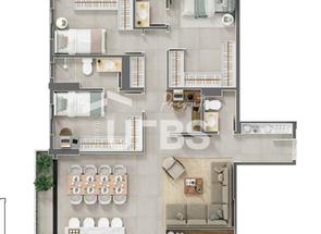 Apartamento, 3 Quartos, 2 Vagas, 3 Suites em Rua 14, Jardim Goiás, Goiânia, GO valor de R$ 1.071.892,00 no Lugar Certo