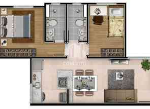 Apartamento, 2 Quartos, 1 Vaga, 1 Suite em Santa Rosa, Belo Horizonte, MG valor de R$ 343.700,00 no Lugar Certo