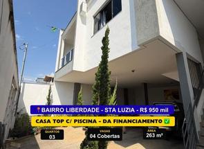 Casa, 3 Quartos, 4 Vagas, 1 Suite em Liberdade, Santa Luzia, MG valor de R$ 950.000,00 no Lugar Certo