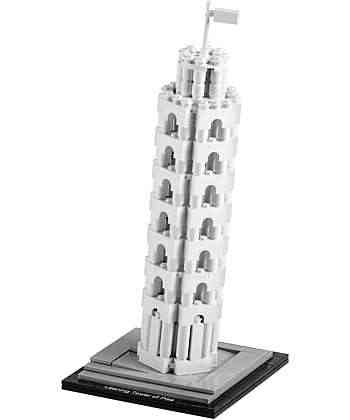 A torre inclinada de Pisa - Lego/Divulgao