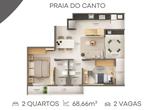 Apartamento, 2 Quartos, 2 Vagas, 2 Suites