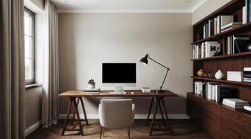 Como montar um escrit�rio em casa produtivo e bem planejado